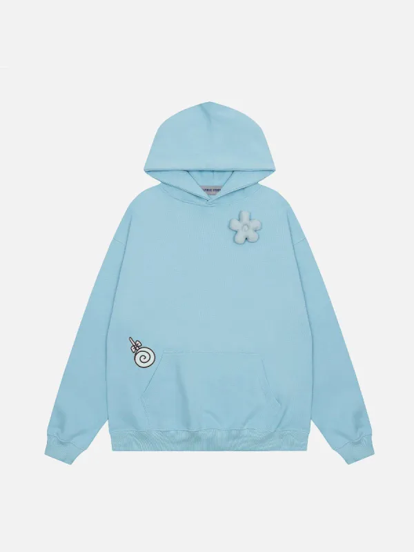 Aelfric Eden Flower Lollipop Print Hoodie sold by Aelfric Eden