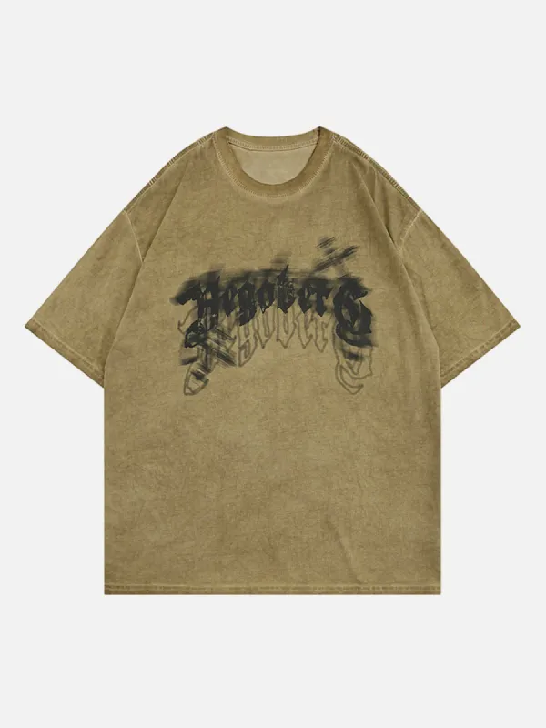 Aelfric Eden Motion Blur Print Shadow Tee sold by Aelfric Eden