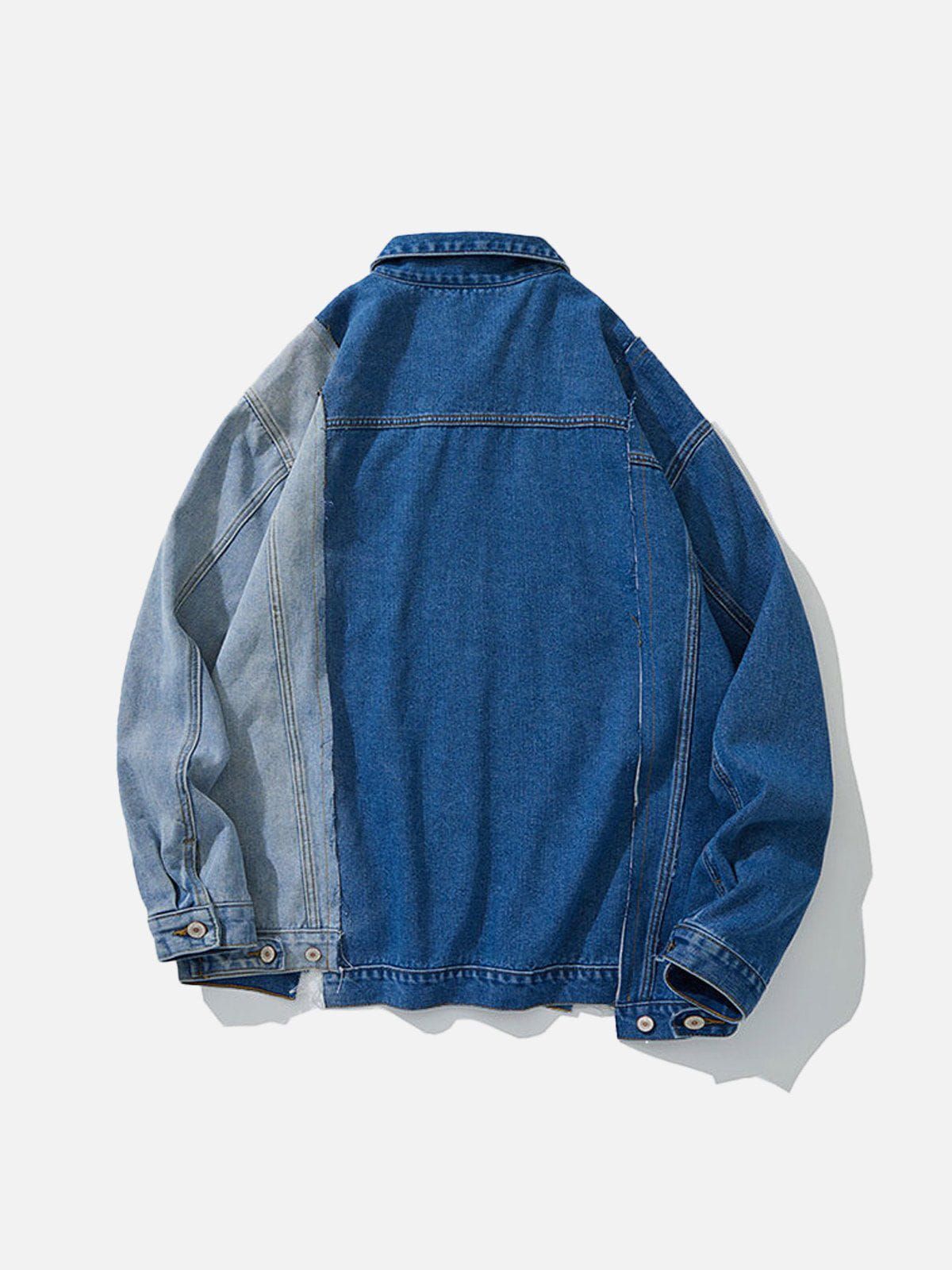 Aelfric Eden Patchwork Denim Jacket sold by Aelfric Eden product image thumbnail 4