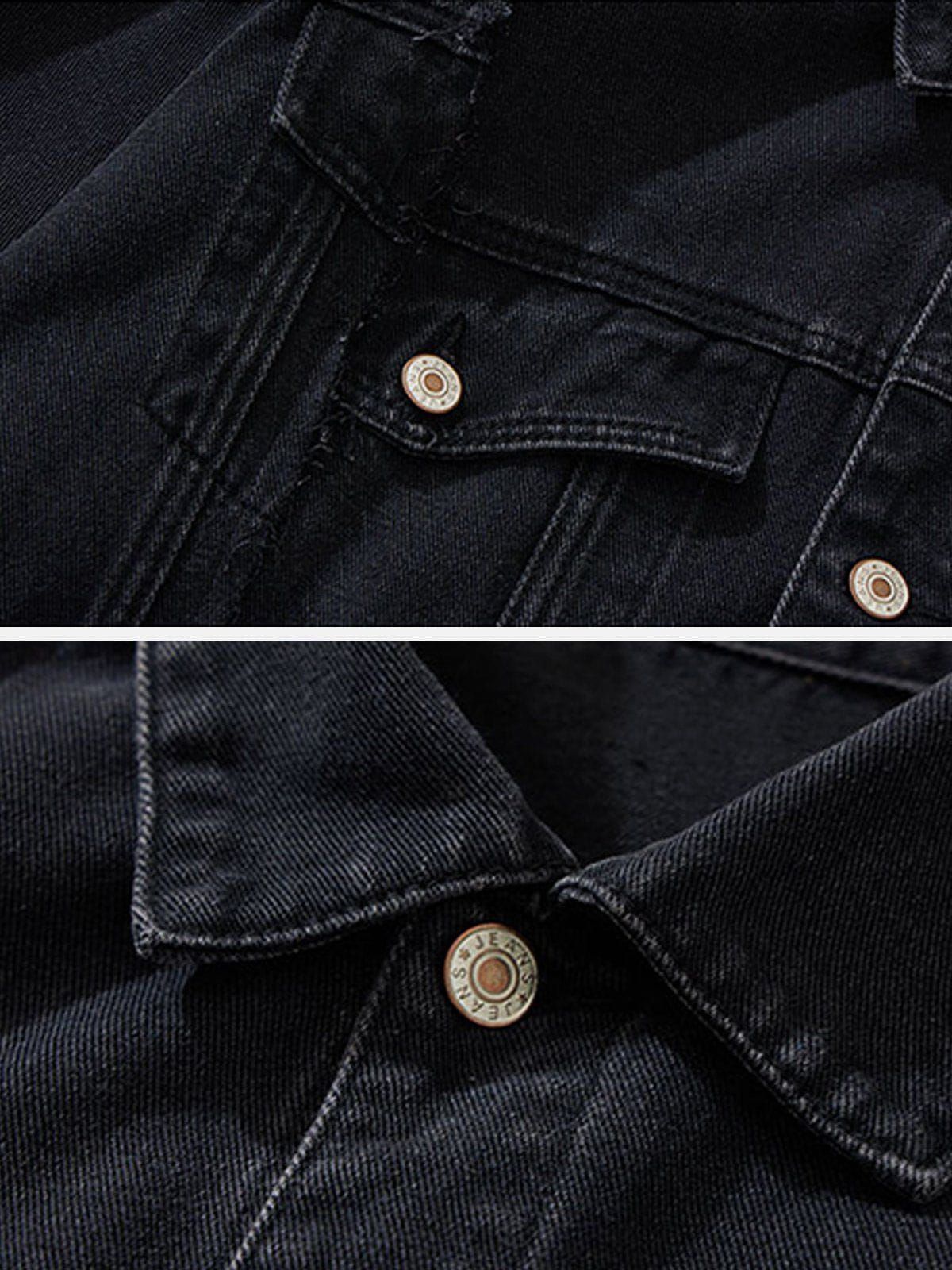 Aelfric Eden Patchwork Denim Jacket sold by Aelfric Eden product image thumbnail 6