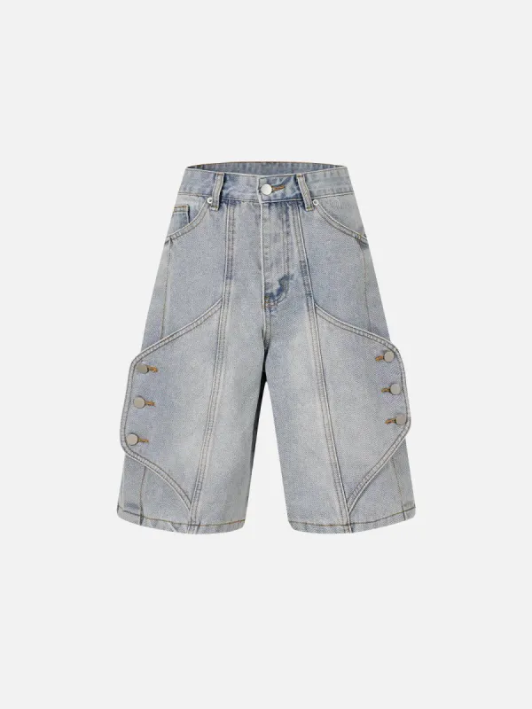 Aelfric Eden Deconstructive Patchwork Jorts sold by Aelfric Eden