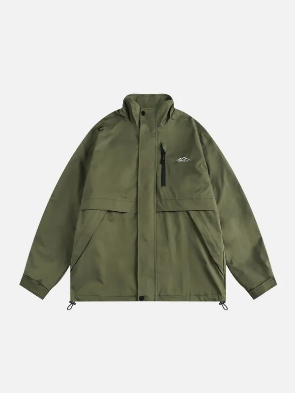 Aelfric Eden Solid Large Pocket Drawstring Jacket sold by Aelfric Eden