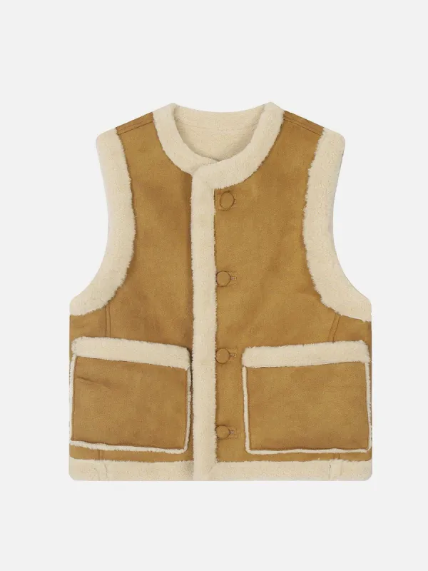 Aelfric Eden Suede Reversible Puffer Vest sold by Aelfric Eden