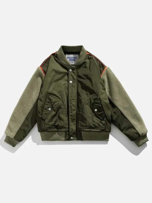 Aelfric Eden Vintage Patchwork Bomber Jacket sold by Aelfric Eden