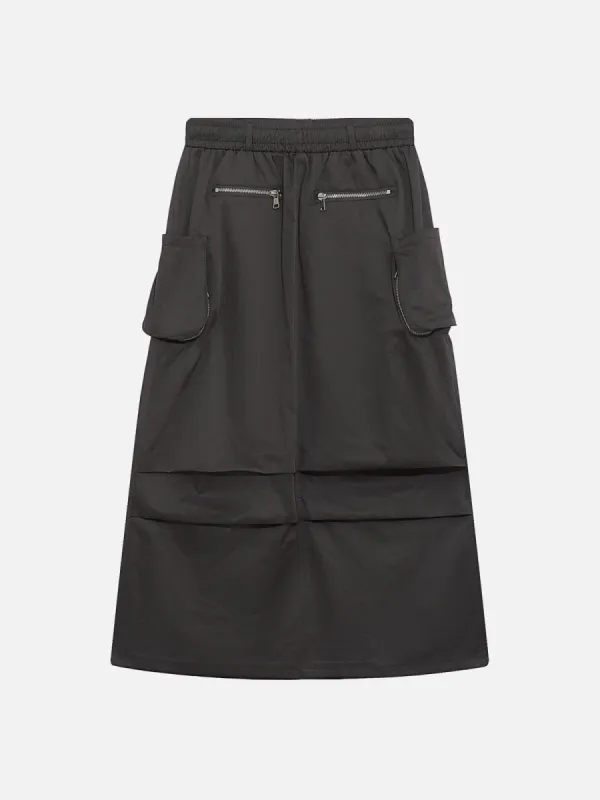 Zipper Function Cargo Skirt sold by Aelfric Eden