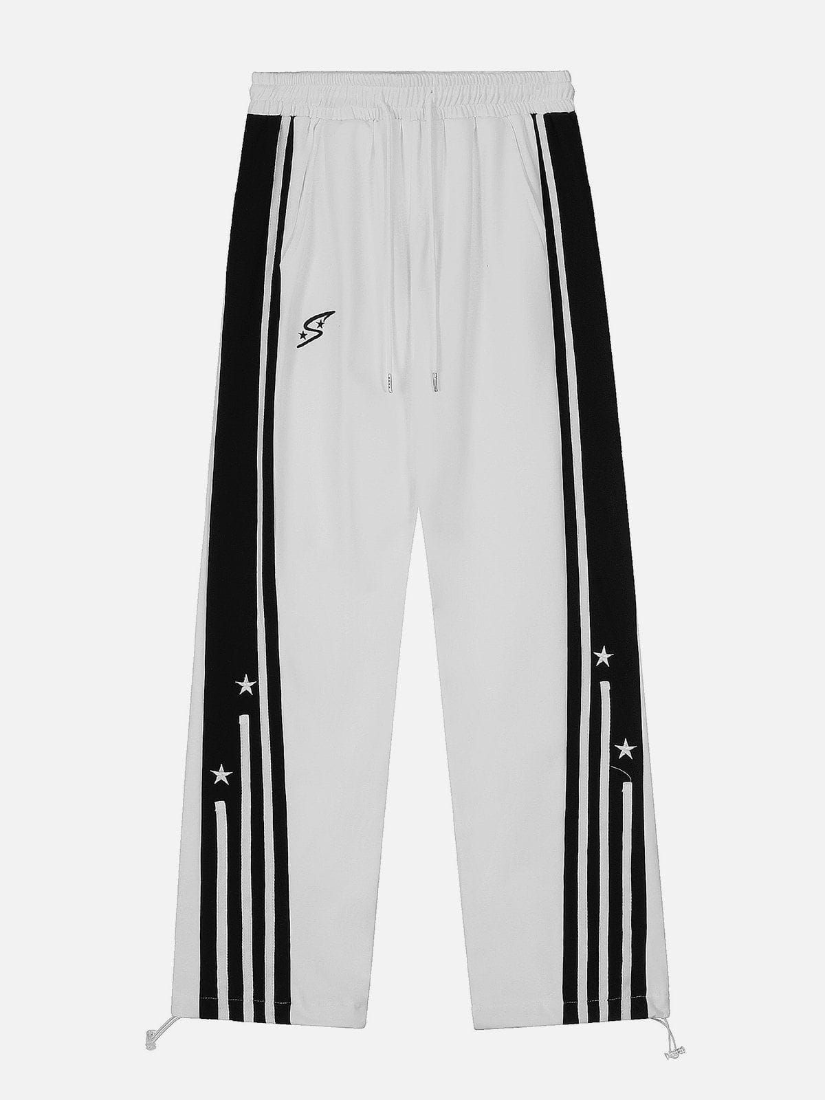 Aelfric Eden Colorblock Embroidered Stars Sweatpants sold by Aelfric Eden