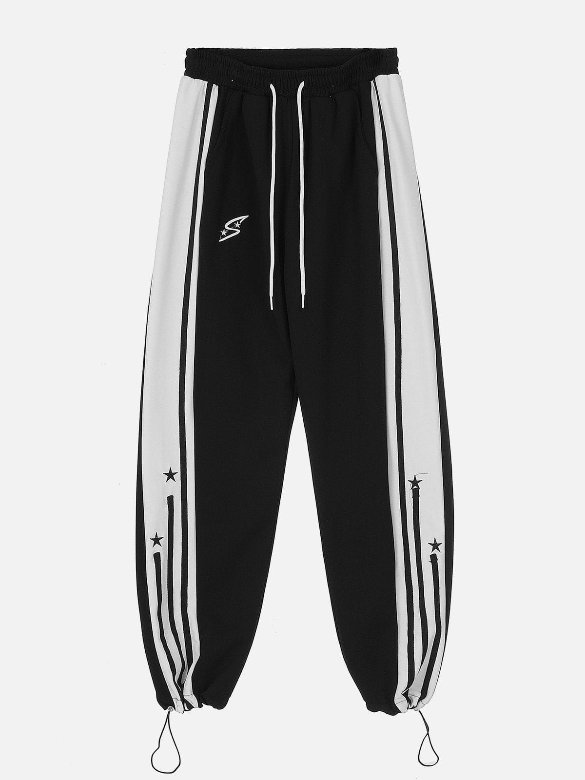 Aelfric Eden Colorblock Embroidered Stars Sweatpants sold by Aelfric Eden product image thumbnail 5