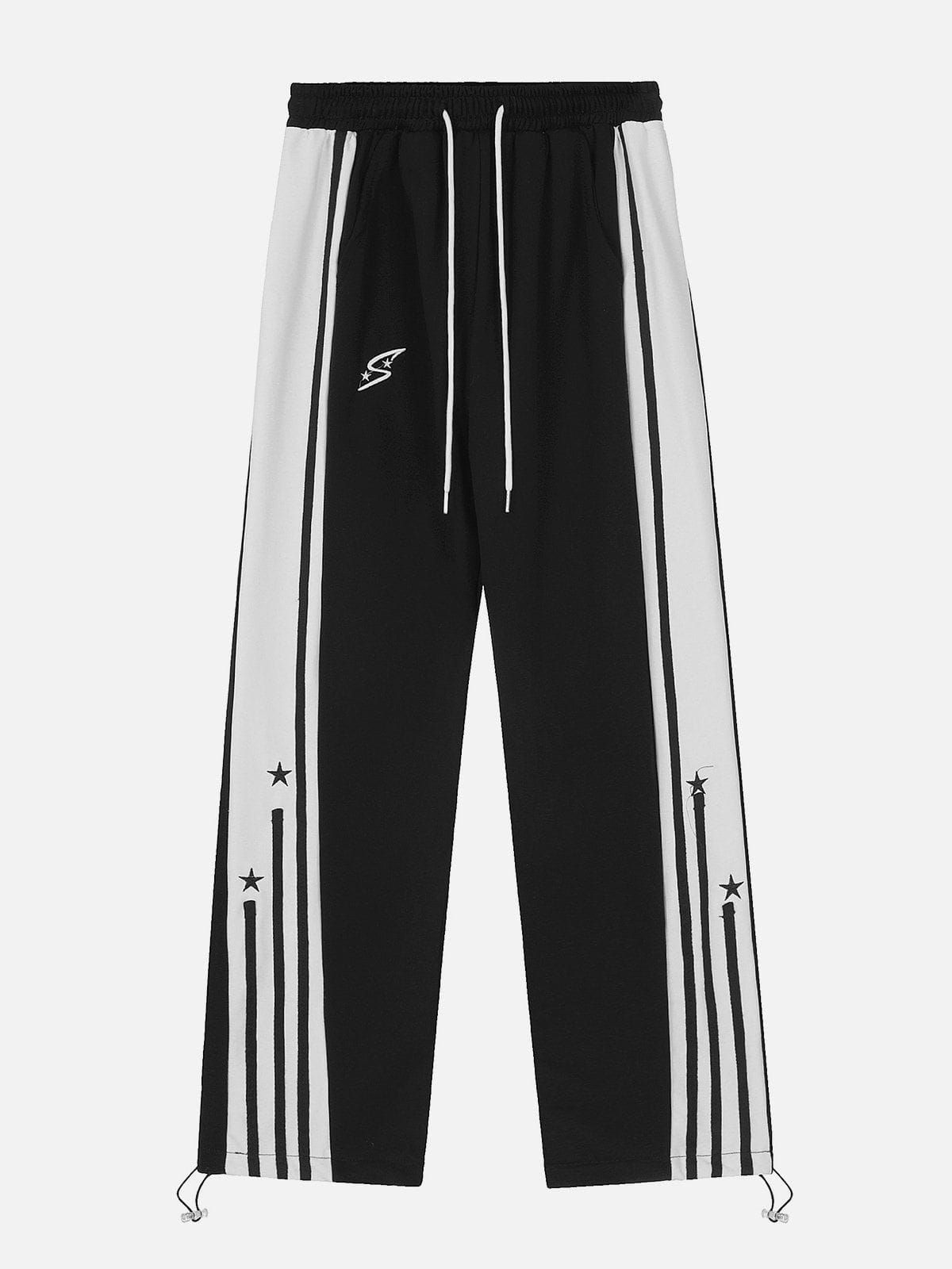 Aelfric Eden Colorblock Embroidered Stars Sweatpants sold by Aelfric Eden product image thumbnail 2