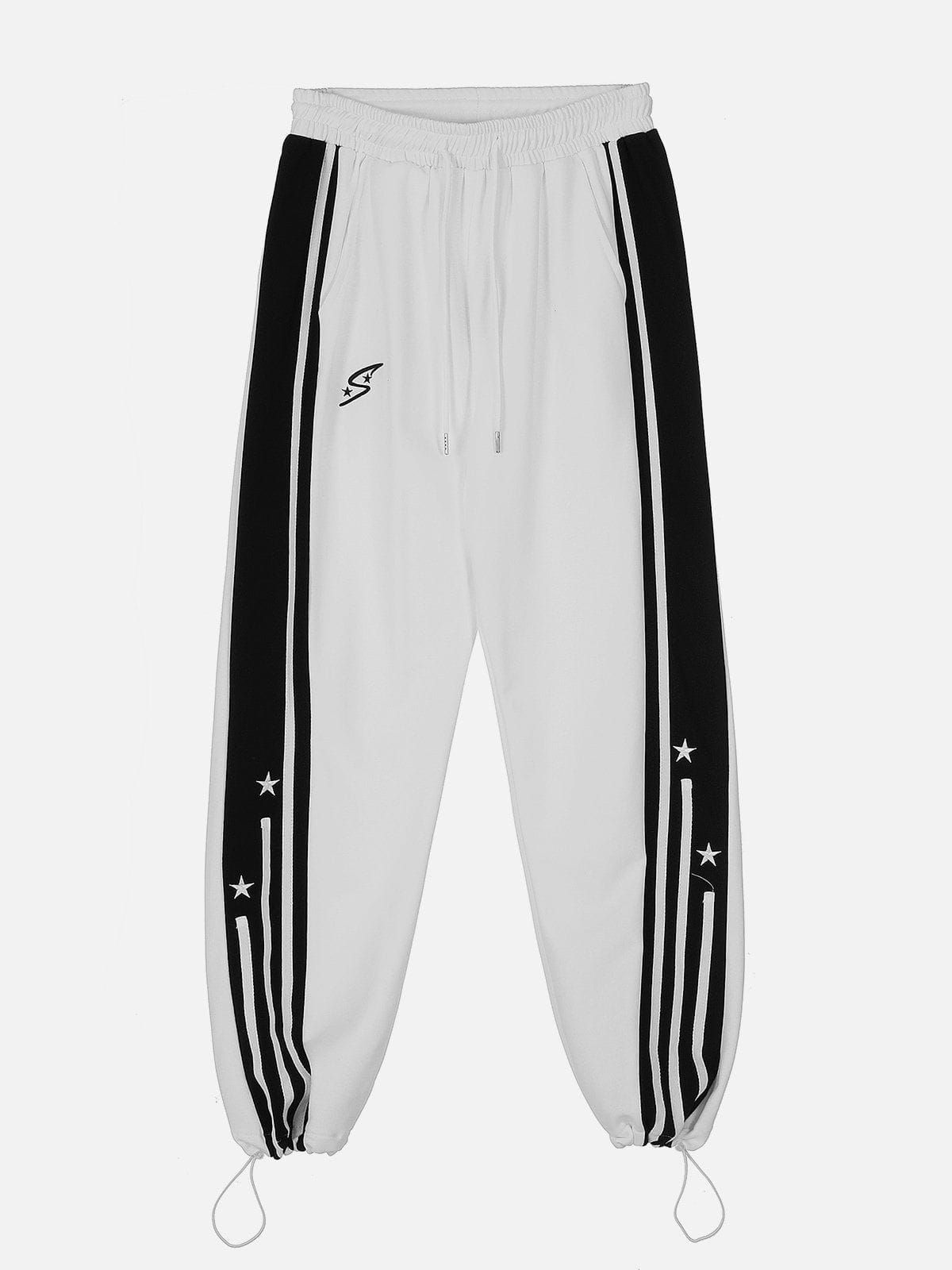 Aelfric Eden Colorblock Embroidered Stars Sweatpants sold by Aelfric Eden product image thumbnail 4