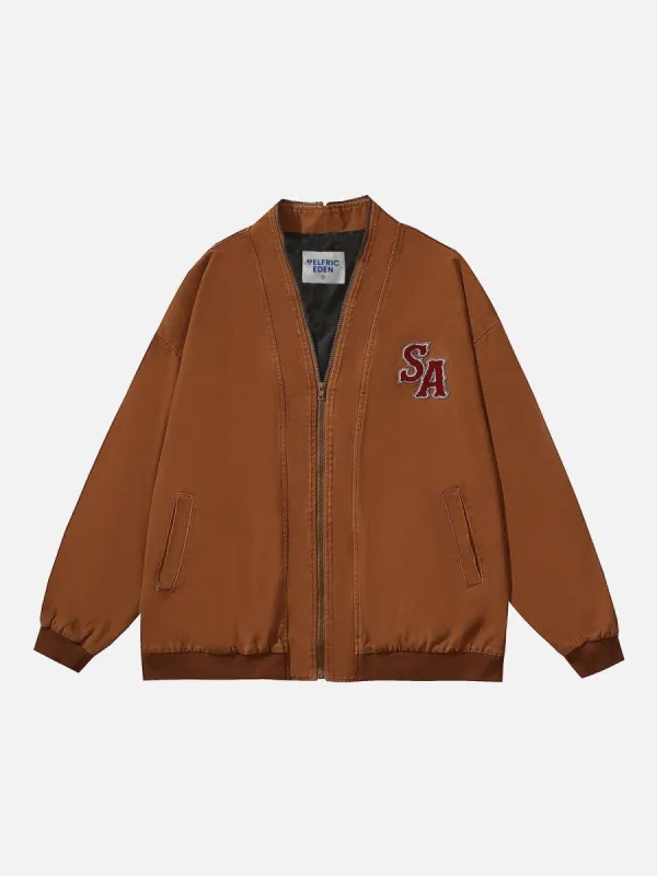 Aelfric Eden Vintage SA Patch Bomber Jacket sold by Aelfric Eden