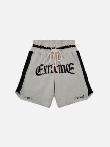 Aelfric Eden Patchwork Letter Embroidery Shorts sold by Aelfric Eden