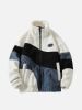 [New Year Gift] Aelfric Eden Patchwork Color Blocking Sherpa Coat sold by Aelfric Eden