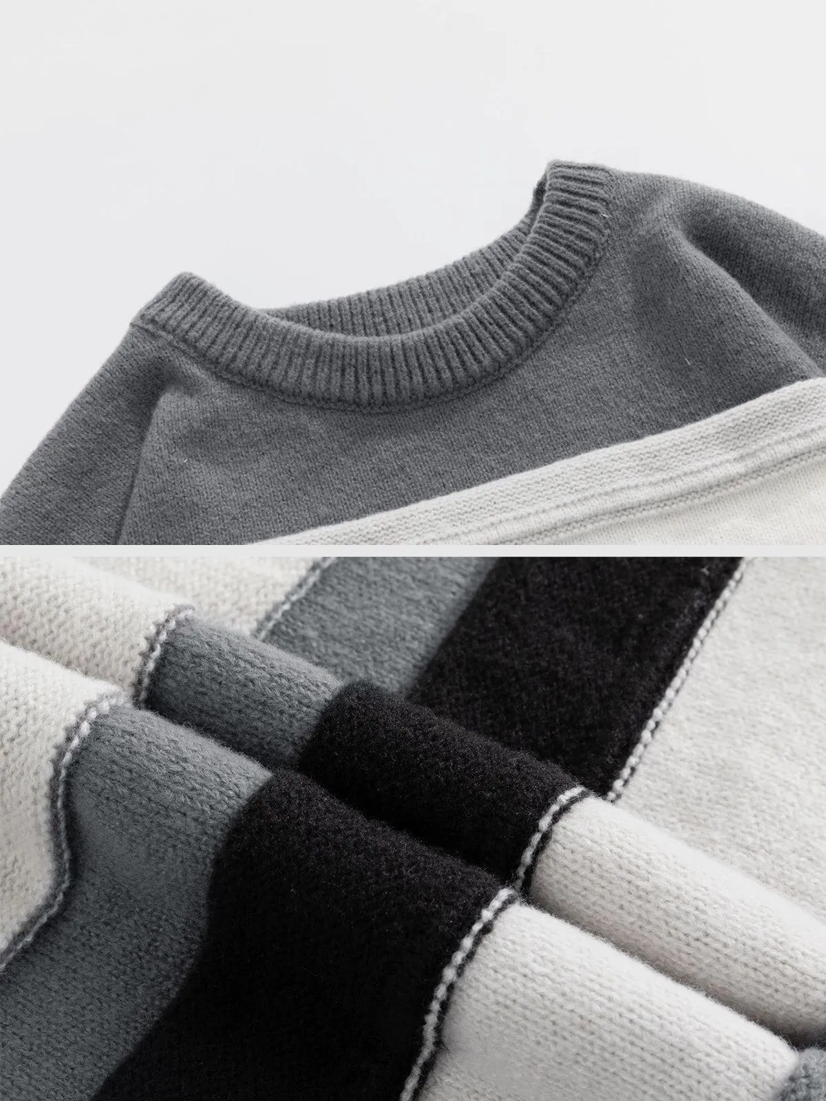 Aelfric Eden Stripes Splicing Sweater sold by Aelfric Eden product image thumbnail 5