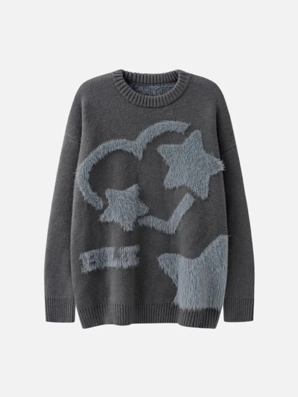 Aelfric Eden Vintage Flocked Embroidery Sweater sold by Aelfric Eden