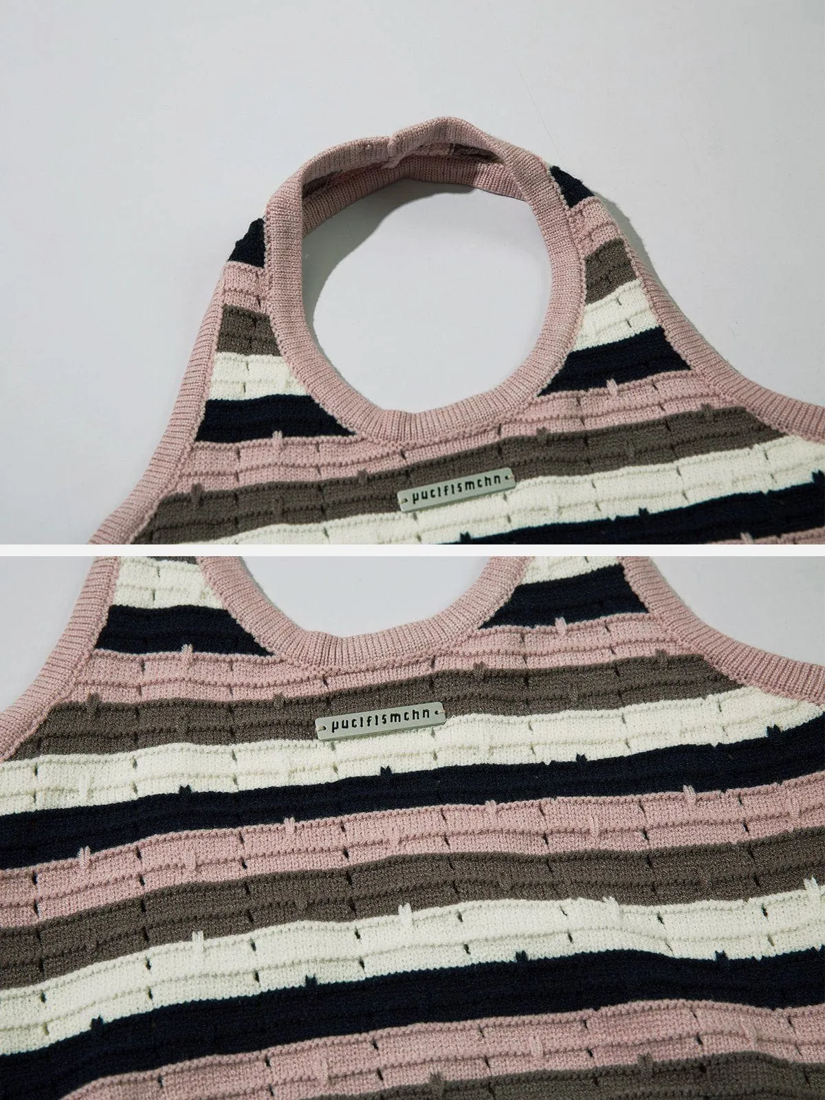 Stripes Knitting Tank Top sold by Aelfric Eden product image thumbnail 4