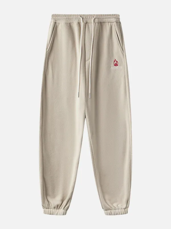 Aelfric Eden Embroidery Flame Fleece Joggers sold by Aelfric Eden