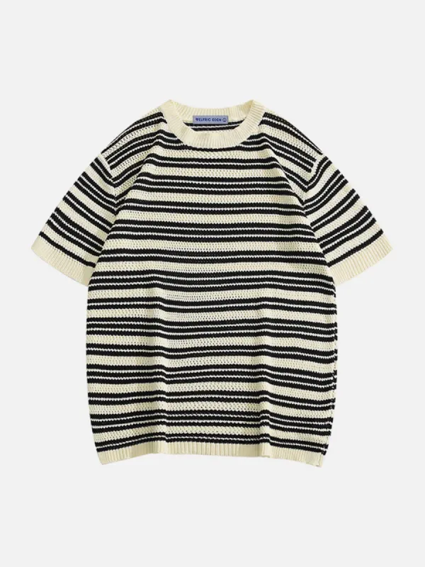 Aelfric Eden Vintage Stripe Cut-Out Tee sold by Aelfric Eden