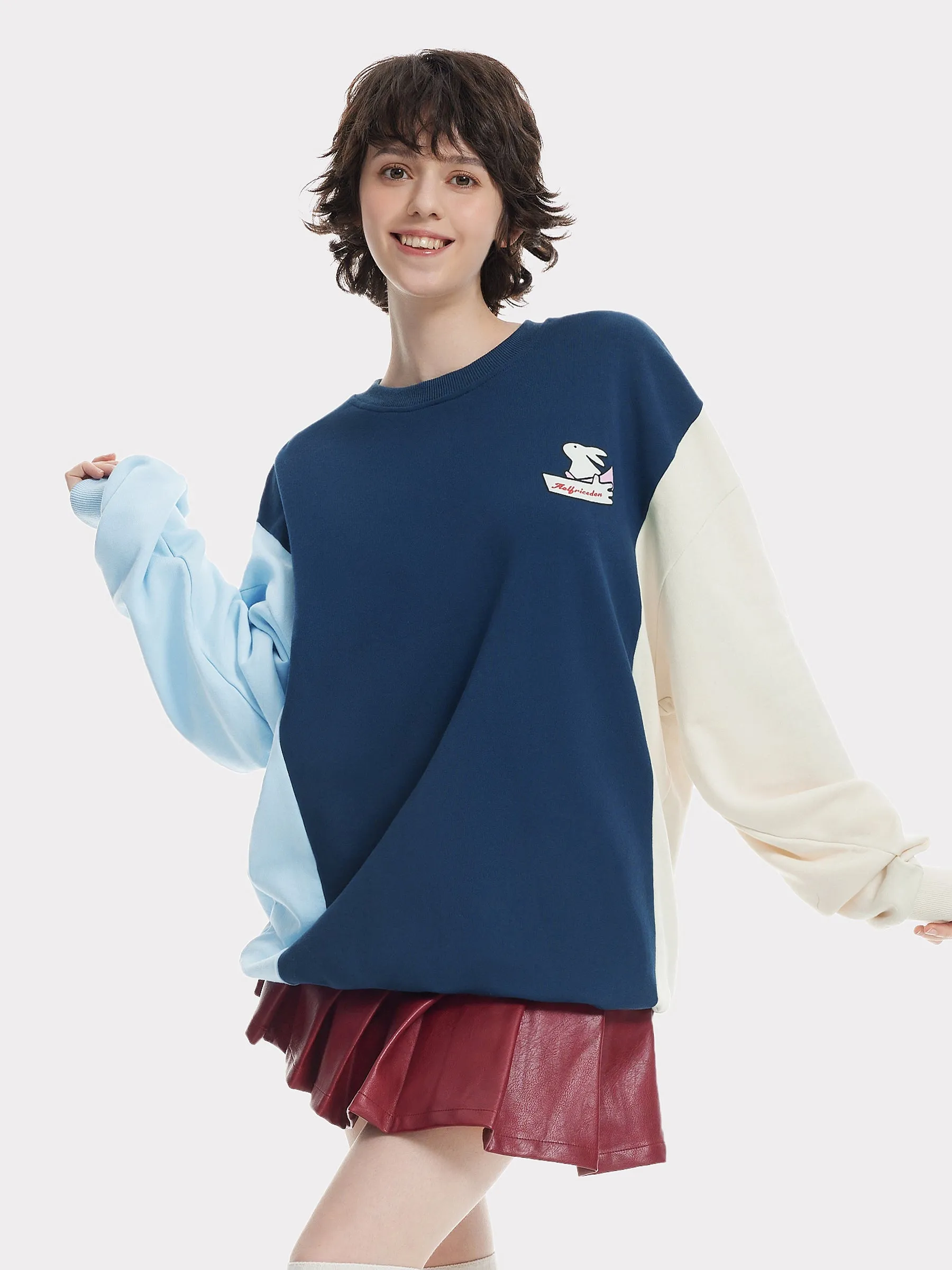 Aelfric Eden Color Blocking Sweatshirt sold by Aelfric Eden product image thumbnail 4