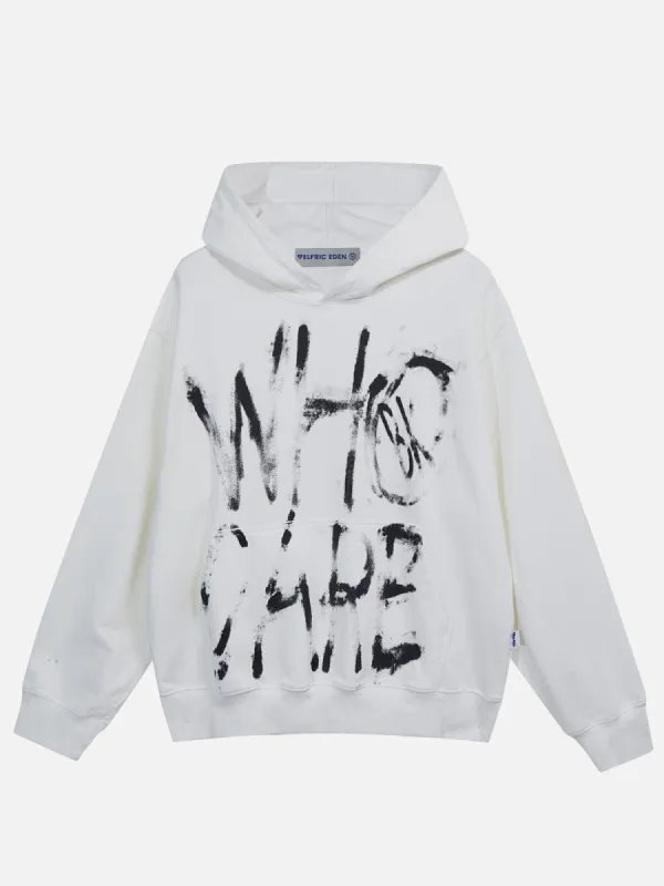 Aelfric Eden Graffiti Letter Washed Hoodie sold by Aelfric Eden