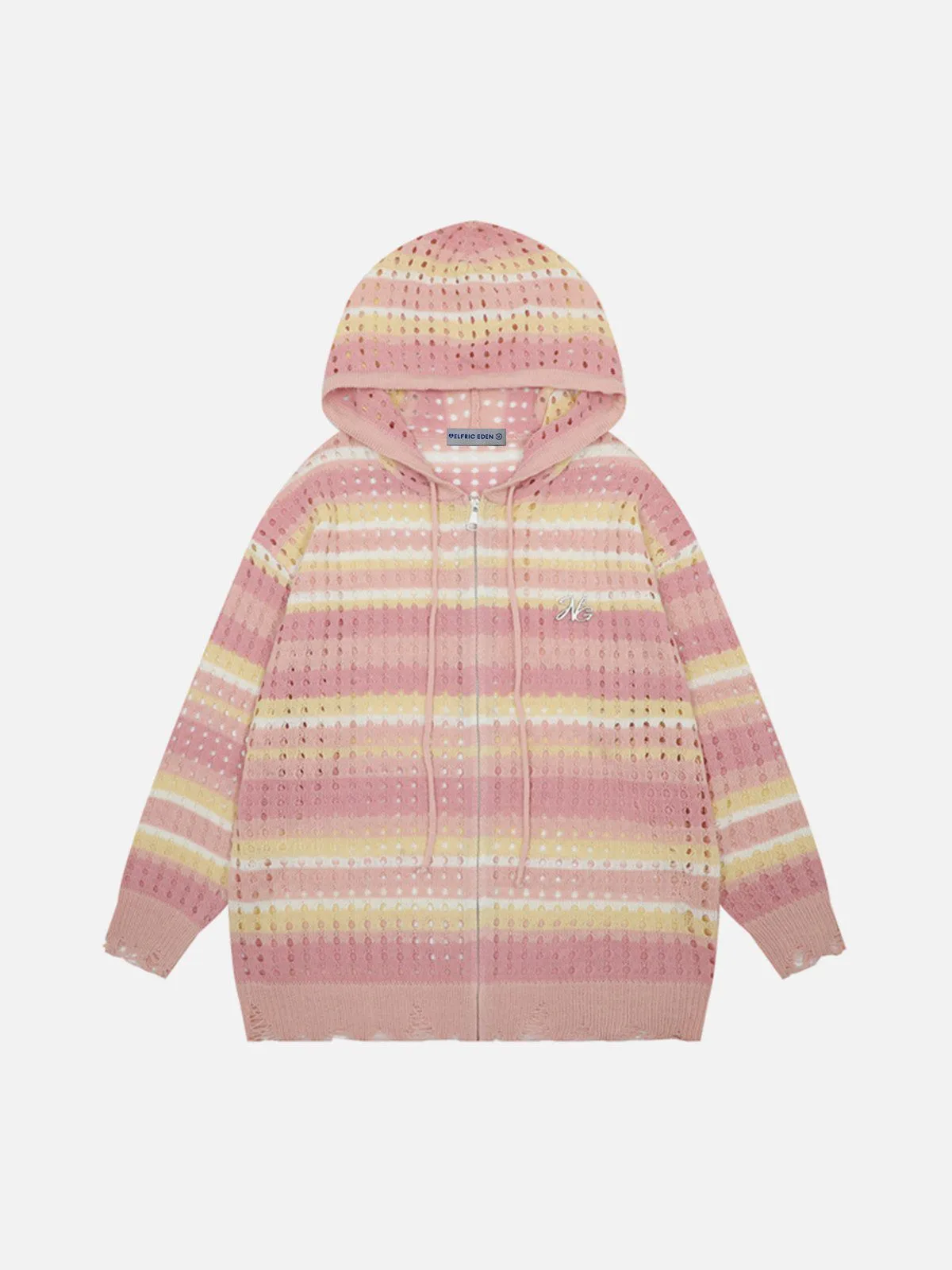 Aelfric Eden Stripe Cut-Out Hoodie sold by Aelfric Eden product image thumbnail 2