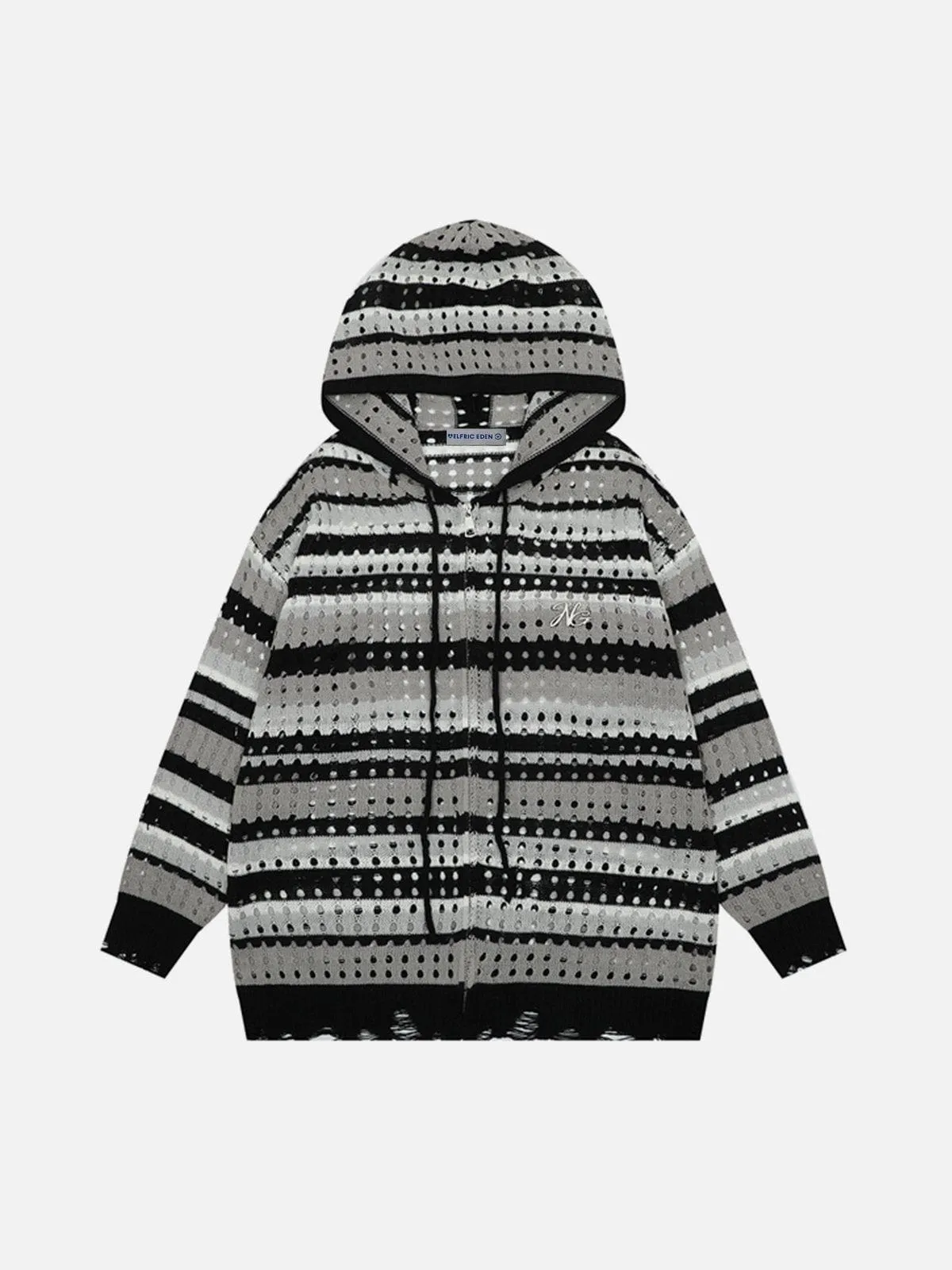 Aelfric Eden Stripe Cut-Out Hoodie sold by Aelfric Eden