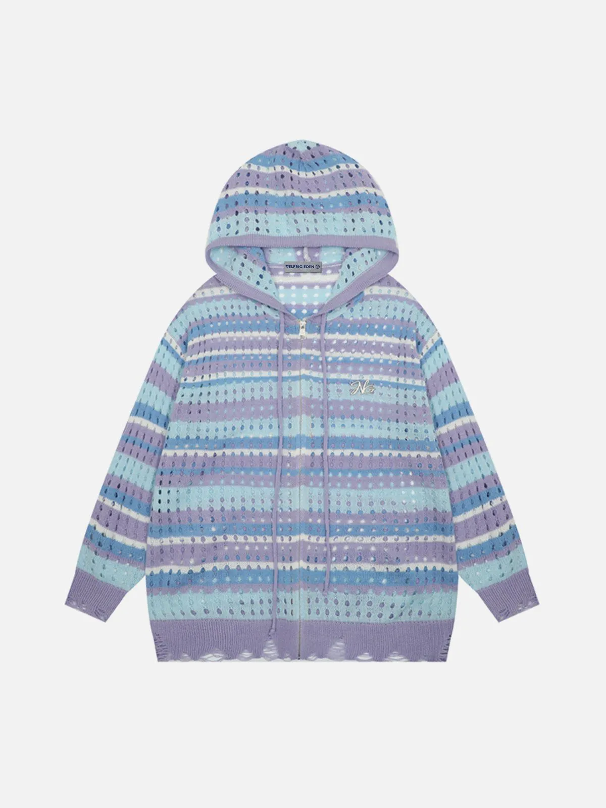 Aelfric Eden Stripe Cut-Out Hoodie sold by Aelfric Eden product image thumbnail 3