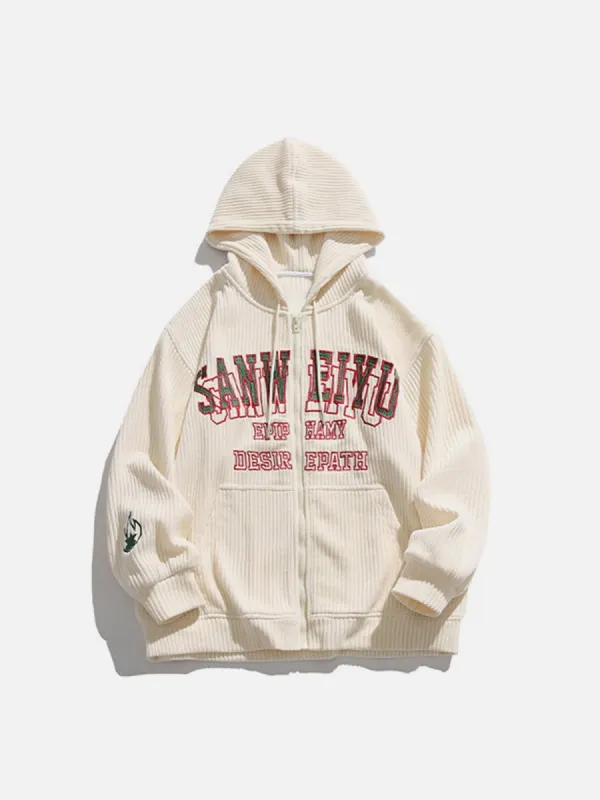 Aelfric Eden Embroidery 3D Letter Hoodie sold by Aelfric Eden
