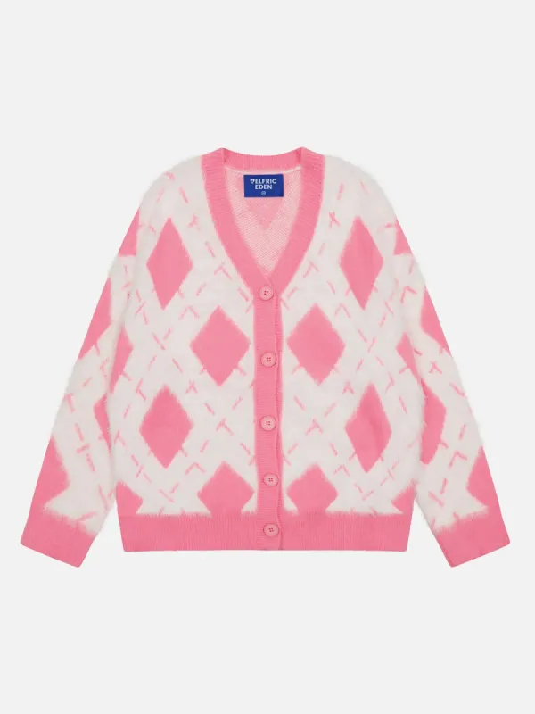 Aelfric Eden Rhomboid Plaid Cardigan sold by Aelfric Eden