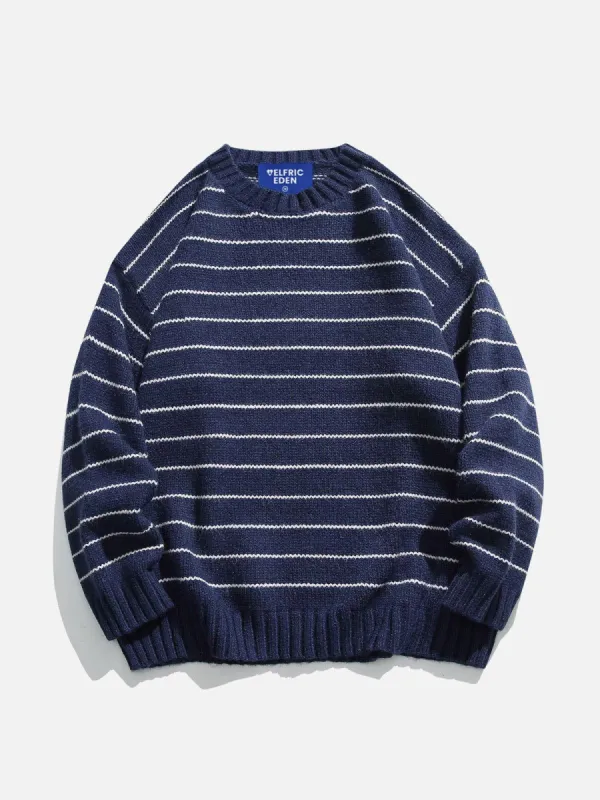 Aelfric Eden Solid Stripes Sweater sold by Aelfric Eden