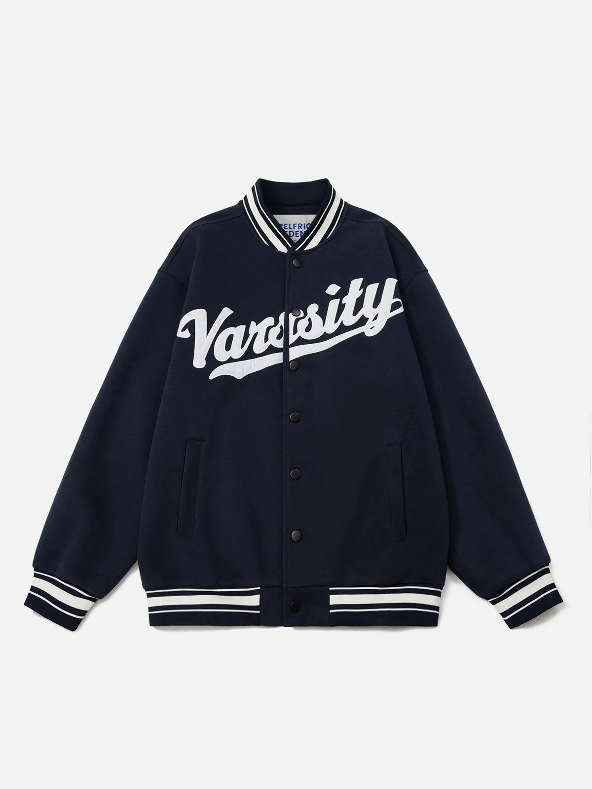 Aelfric Eden Basic Embroidery Varsity Jacket sold by Aelfric Eden product image thumbnail 2