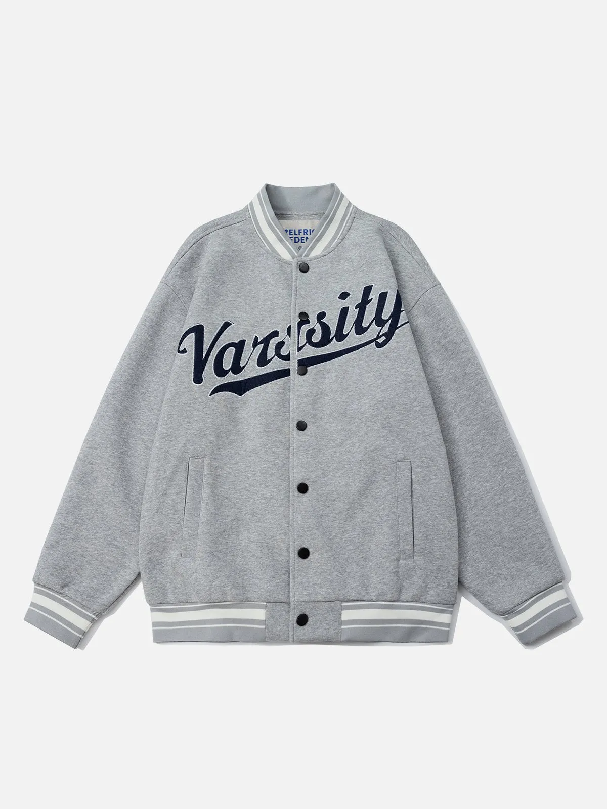 Aelfric Eden Basic Embroidery Varsity Jacket sold by Aelfric Eden