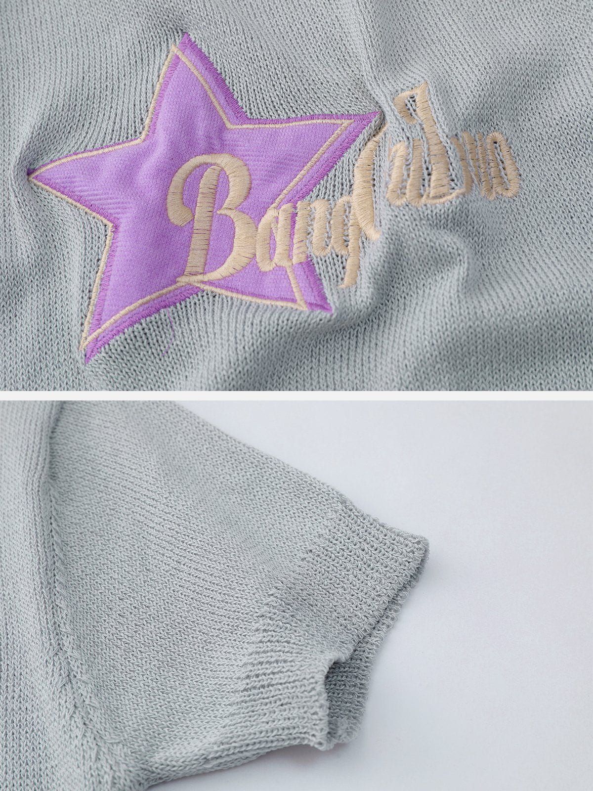 Star Letter Embroidery Tee sold by Aelfric Eden product image thumbnail 8