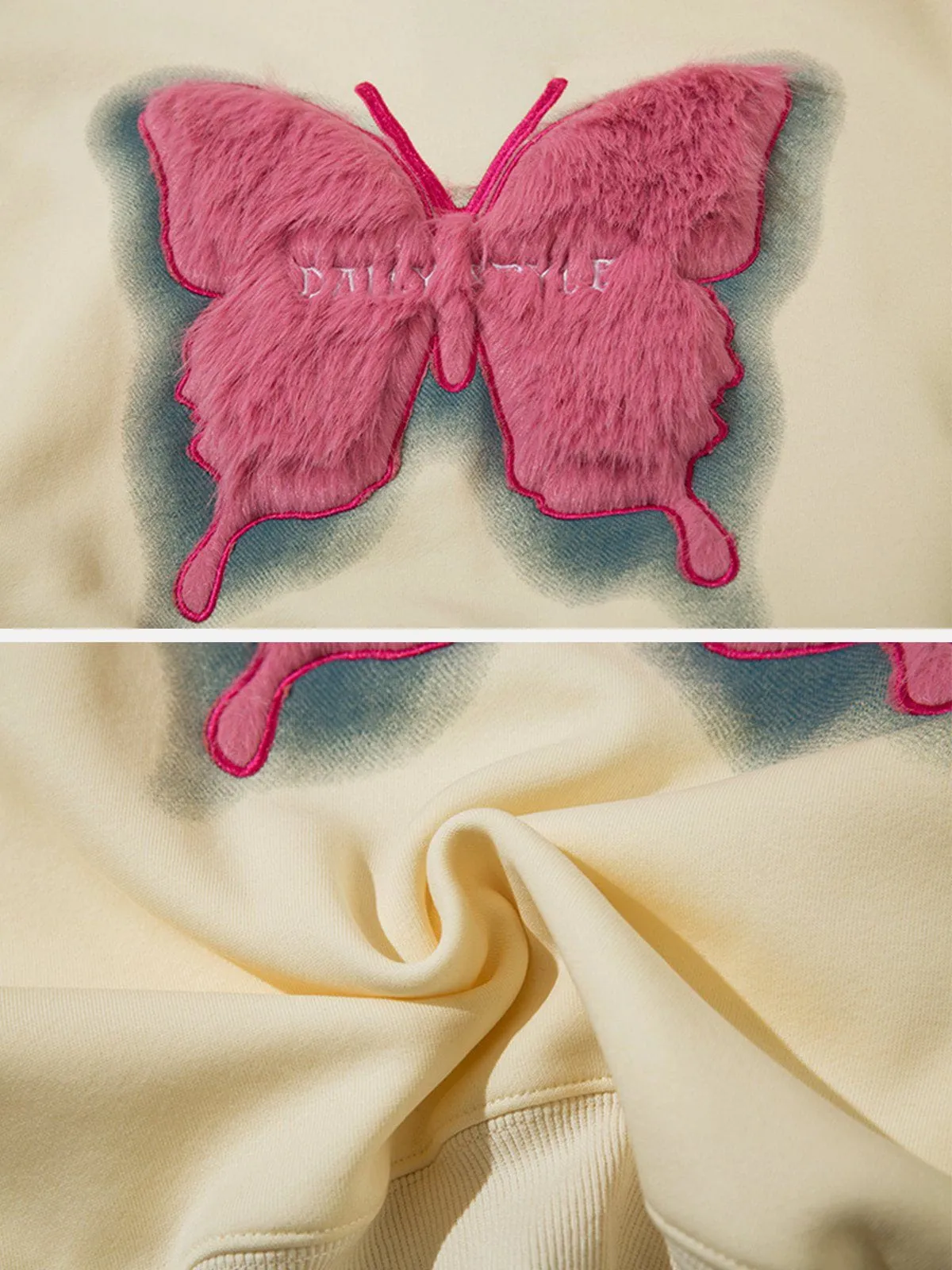 Aelfric Eden Flocking Butterfly Zip Up Hoodie sold by Aelfric Eden product image thumbnail 4