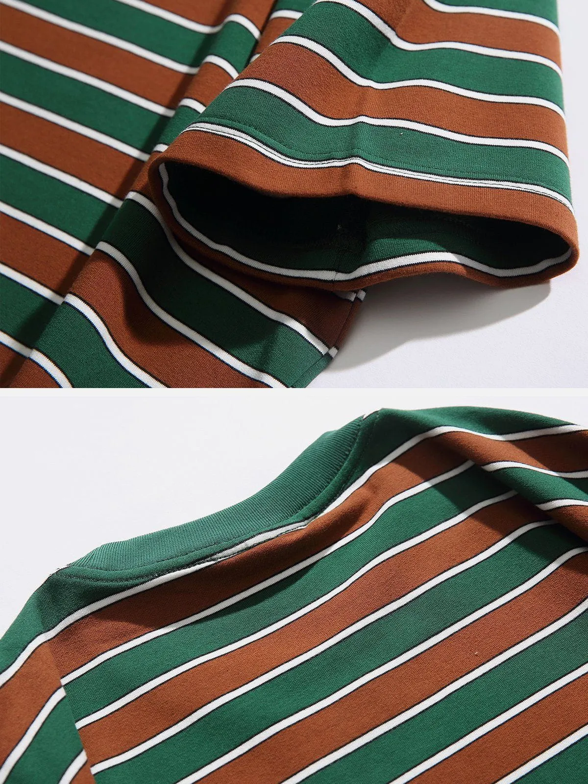 Aelfric Eden Stripe 3D Embroidery Tee sold by Aelfric Eden product image thumbnail 5