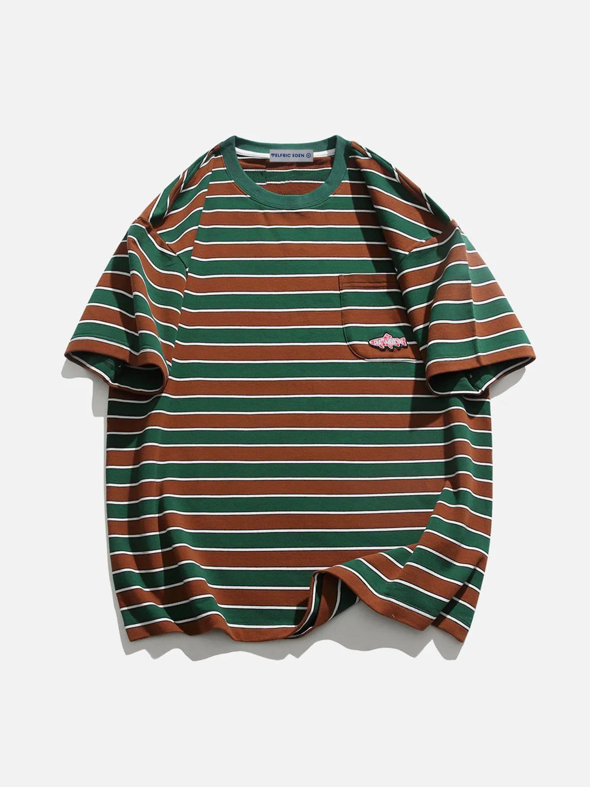 Aelfric Eden Stripe 3D Embroidery Tee sold by Aelfric Eden product image thumbnail 2