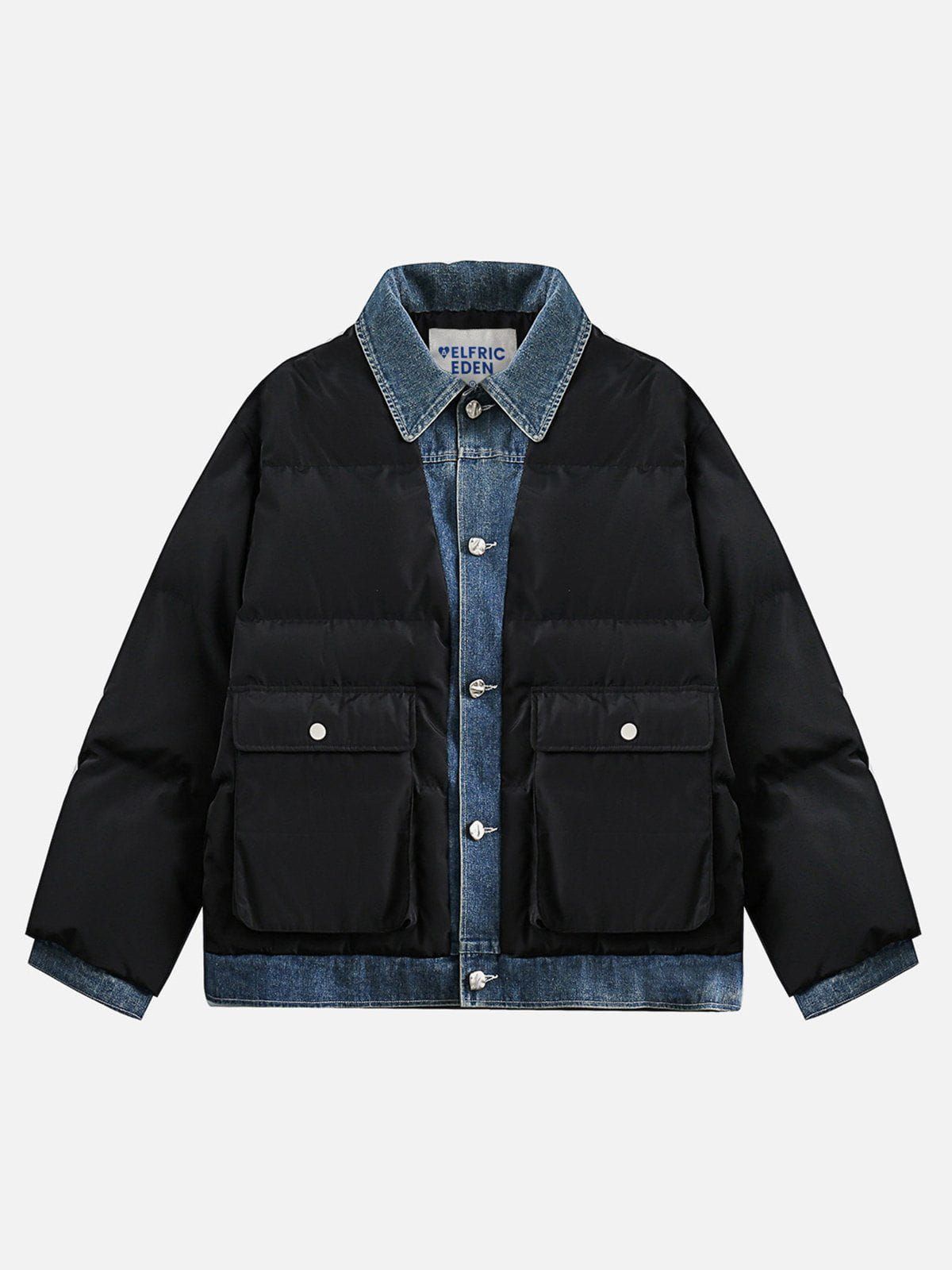 Aelfric Eden Denim Patchwork Coat sold by Aelfric Eden