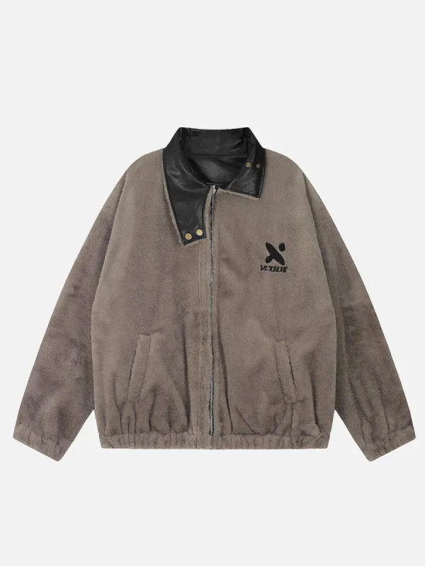 Aelfric Eden Faux Leather Fleece Reversible Jacket sold by Aelfric Eden