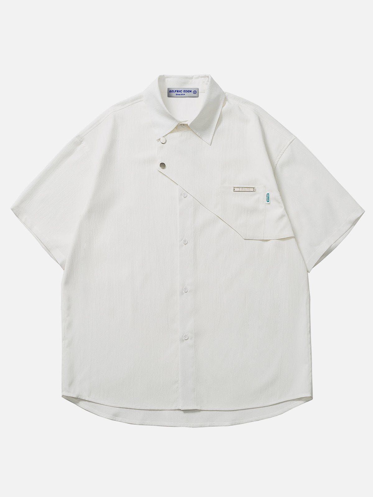 Aelfric Eden Irregular Patchwork Short Sleeve Shirts sold by Aelfric Eden