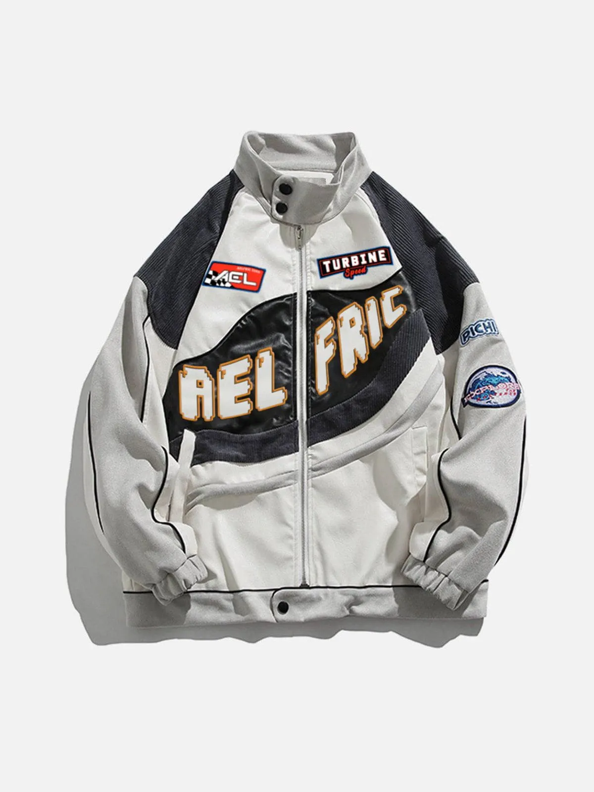 Aelfric Eden Patchwork Trackside Racing Jacket sold by Aelfric Eden