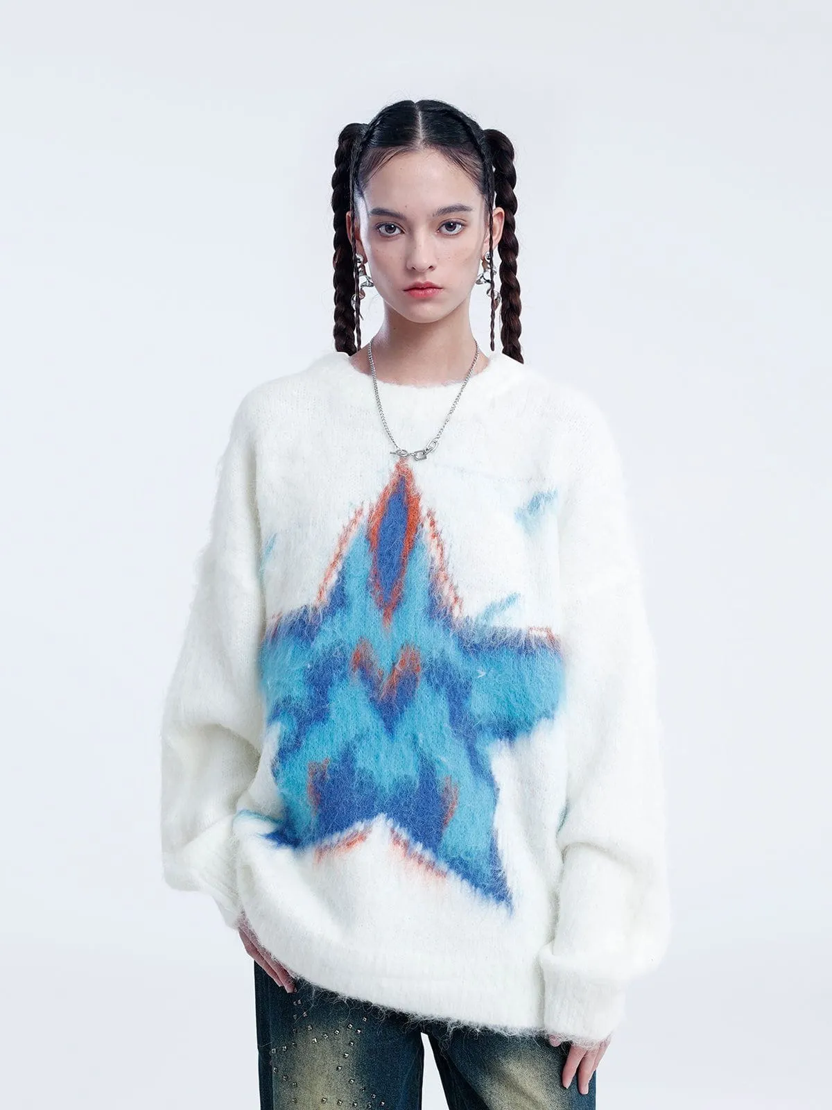 Aelfric Eden Star Graphic Sweater sold by Aelfric Eden product image thumbnail 2