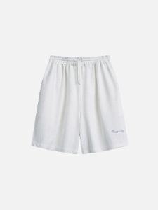 Aelfric Eden Waffle Embroidery Shorts sold by Aelfric Eden