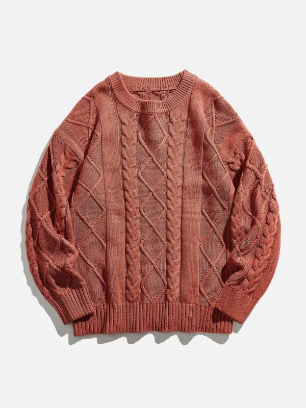 Aelfric Eden Solid Braided Sweater sold by Aelfric Eden