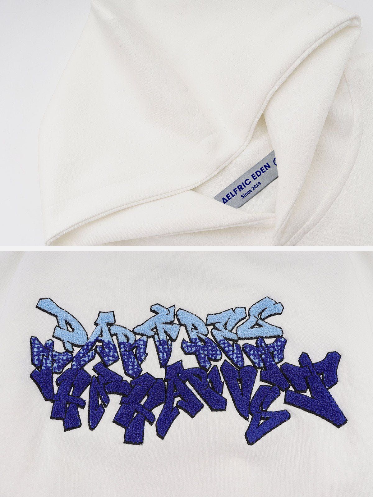 Aelfric Eden Letter Towel Embroidery Hoodie sold by Aelfric Eden product image thumbnail 4