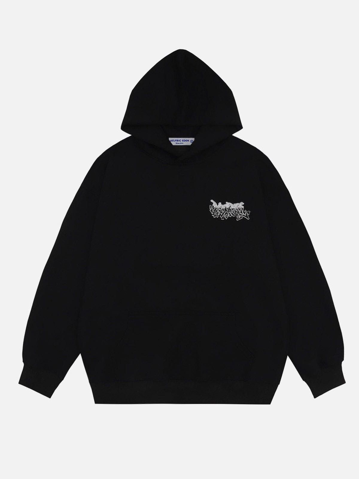 Aelfric Eden Letter Towel Embroidery Hoodie sold by Aelfric Eden product image thumbnail 2