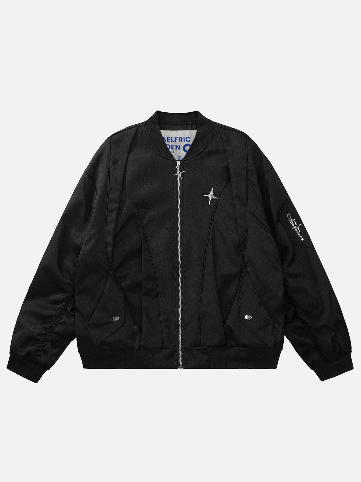 Aelfric Eden Star Zip Up Wrinkle Jacket sold by Aelfric Eden product image thumbnail 3