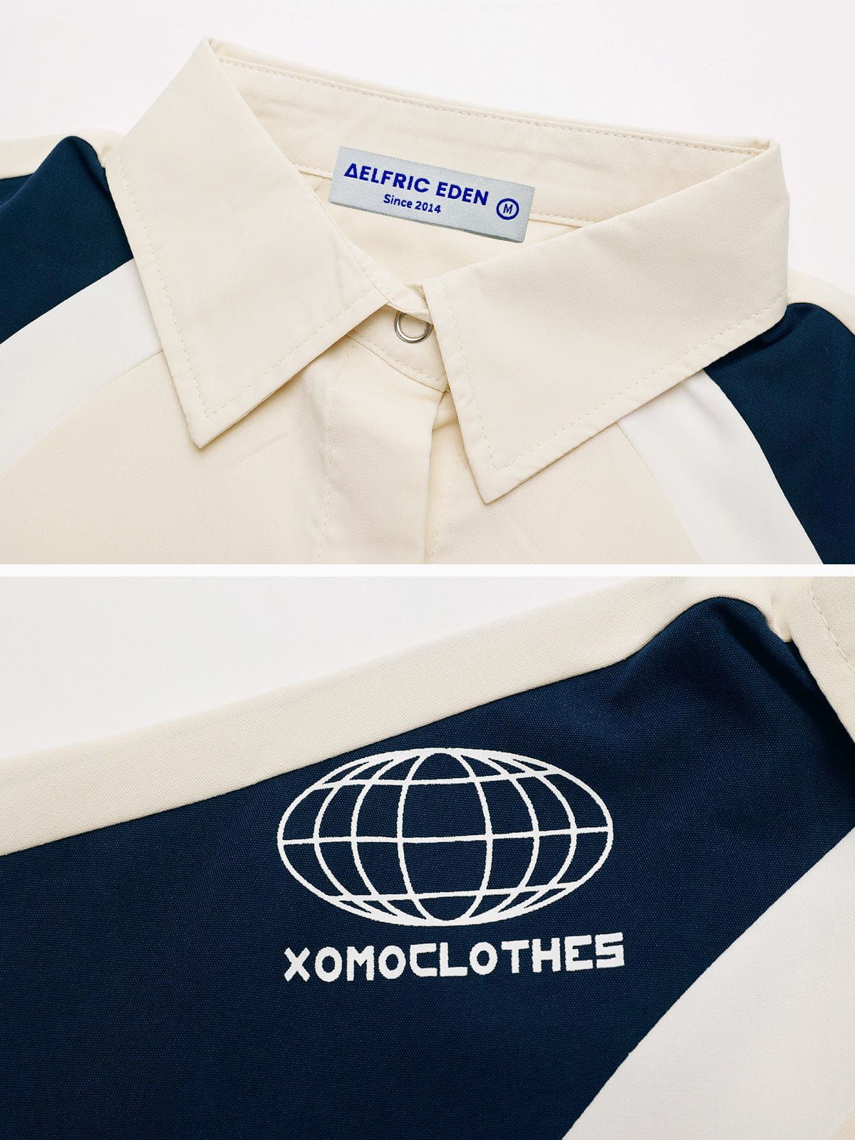 Aelfric Eden Color Blocking Short Sleeve Shirts sold by Aelfric Eden product image thumbnail 4