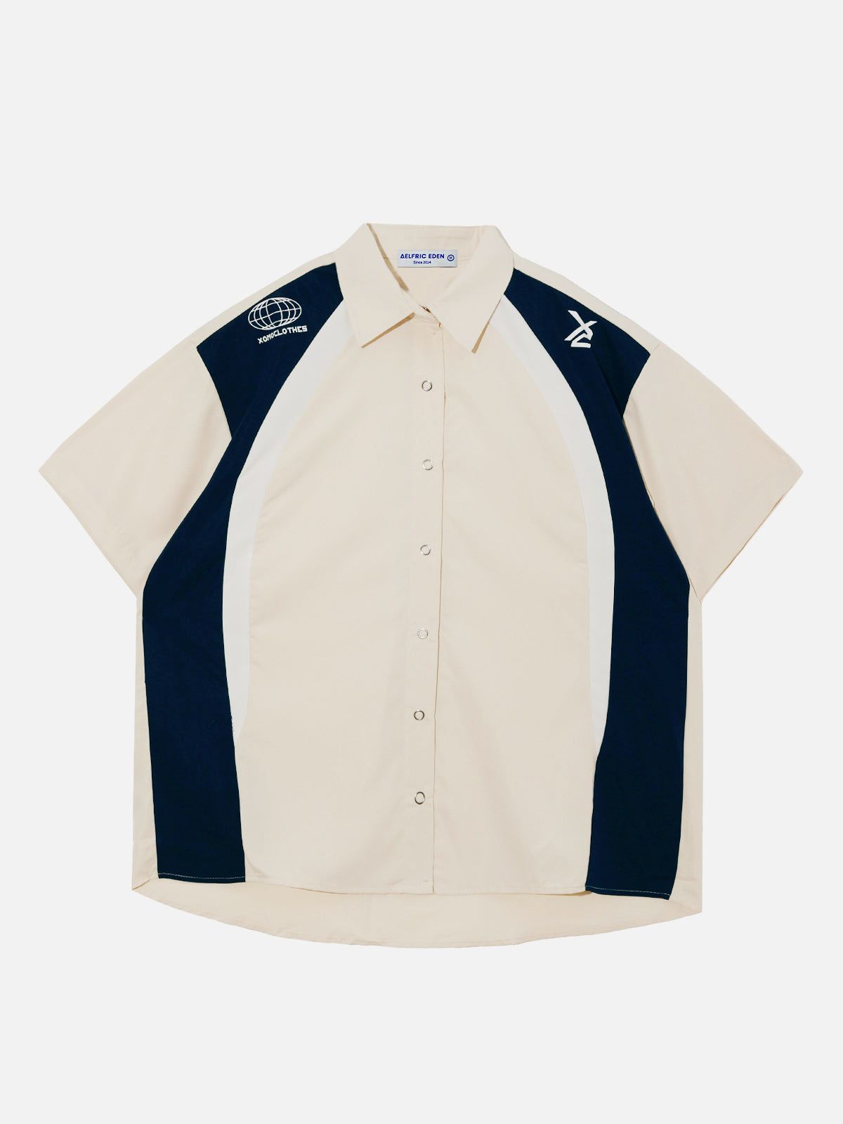 Aelfric Eden Color Blocking Short Sleeve Shirts sold by Aelfric Eden