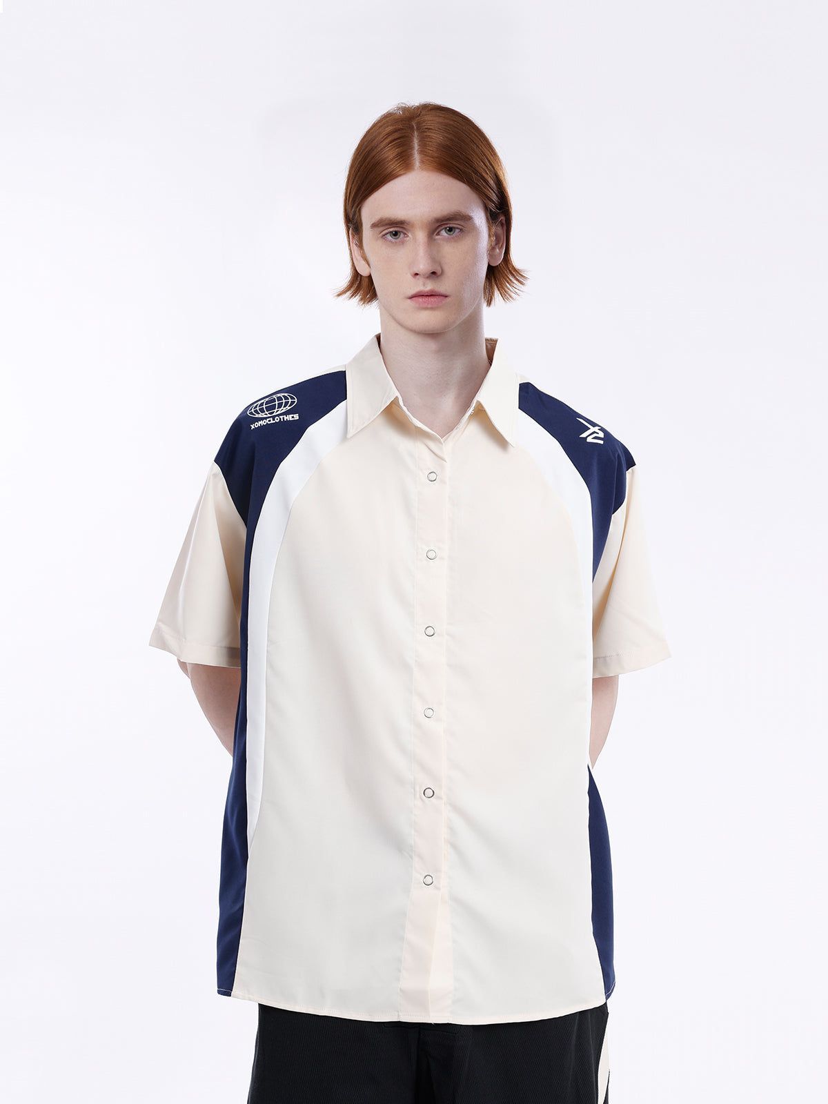 Aelfric Eden Color Blocking Short Sleeve Shirts sold by Aelfric Eden product image thumbnail 2