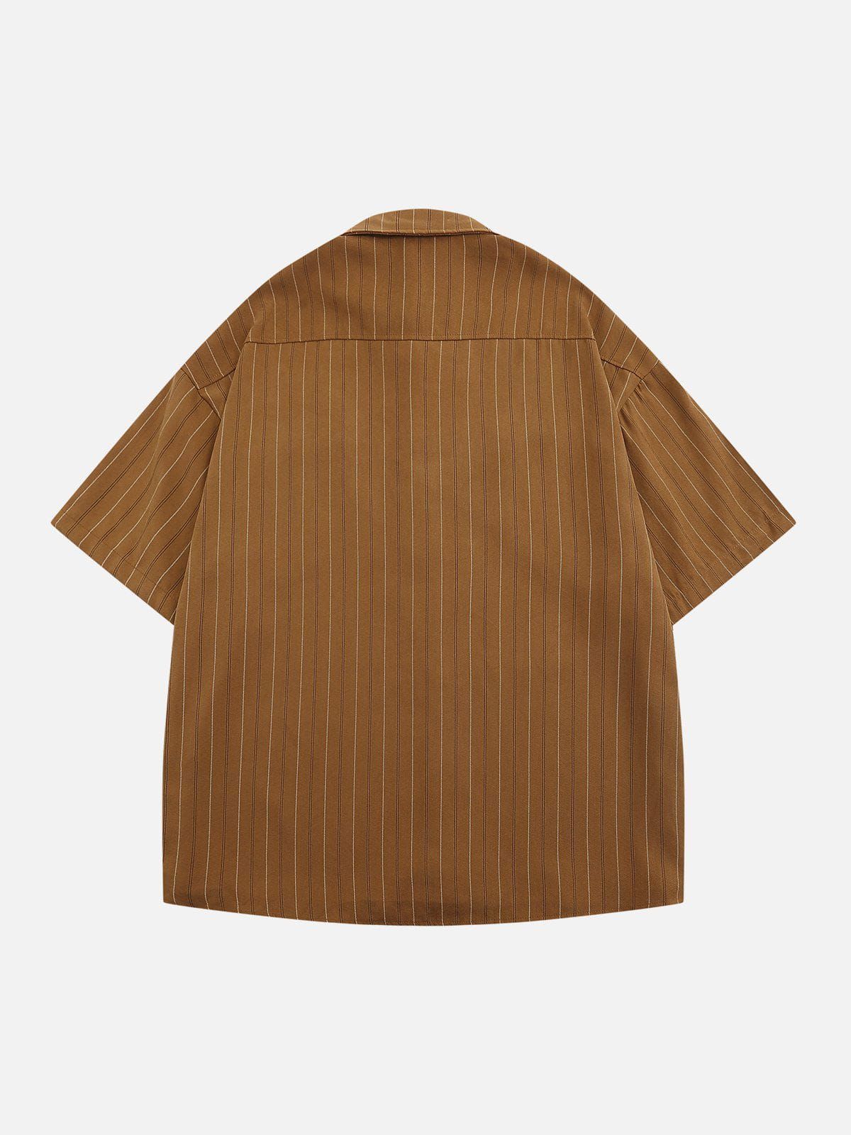 Aelfric Eden Vintage Embroidery Flowers Short Sleeve Shirt sold by Aelfric Eden product image thumbnail 4