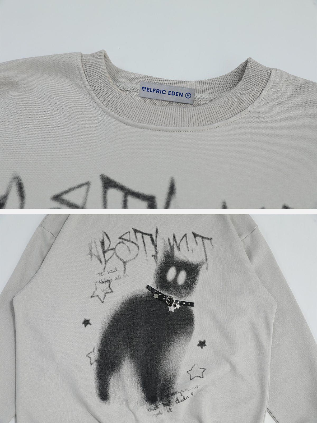 Aelfric Eden Belt Cat Sweatshirt sold by Aelfric Eden product image thumbnail 4
